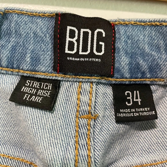 BDG Urban Outfitters Stretch High-Rise Flare Jeans - EU 34 - Picture 14 of 14